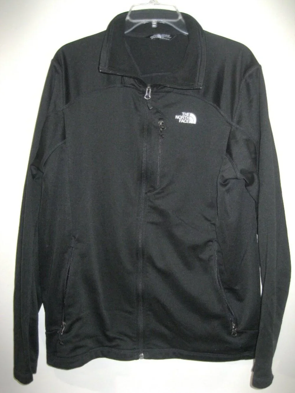 The North Face Hommes Jacket Black Full Zip Outdoors Size large